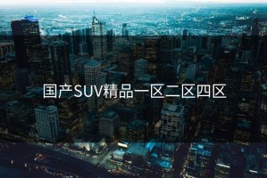 国产SUV精品一区二区四区